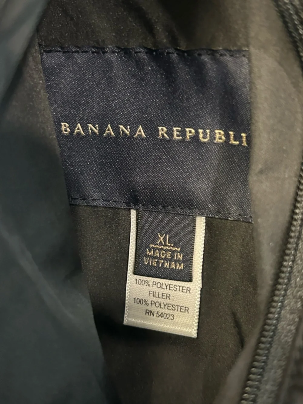 Banana Republic Men's Reversible‎ Tactical Utility Quilted Vest XL Polyester